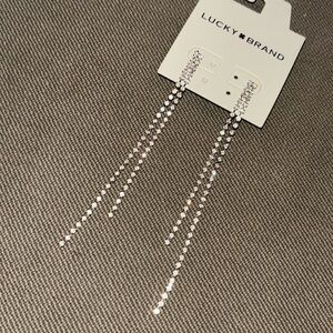 Lucky Brand Silver Dangle Earrings